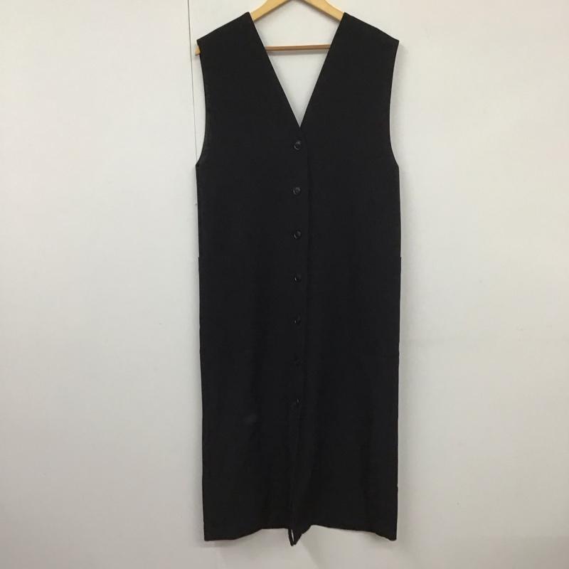 アダムエロペ ADAM ET ROPE  ワンピース ロングスカート FREE 無地 黒 / ブラック /  レディース USED 古着 中古 10130548