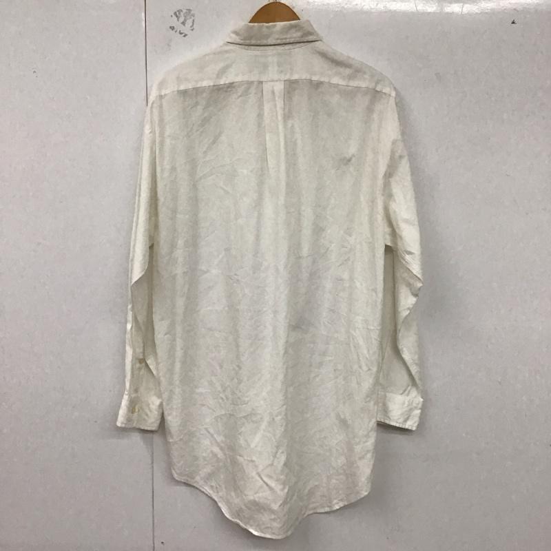 ラルフローレン RALPHLAUREN シャツ、ブラウス 長袖 ボタンダウンシャツ 無地 白 / ホワイト /  メンズ USED 古着 中古 10128584