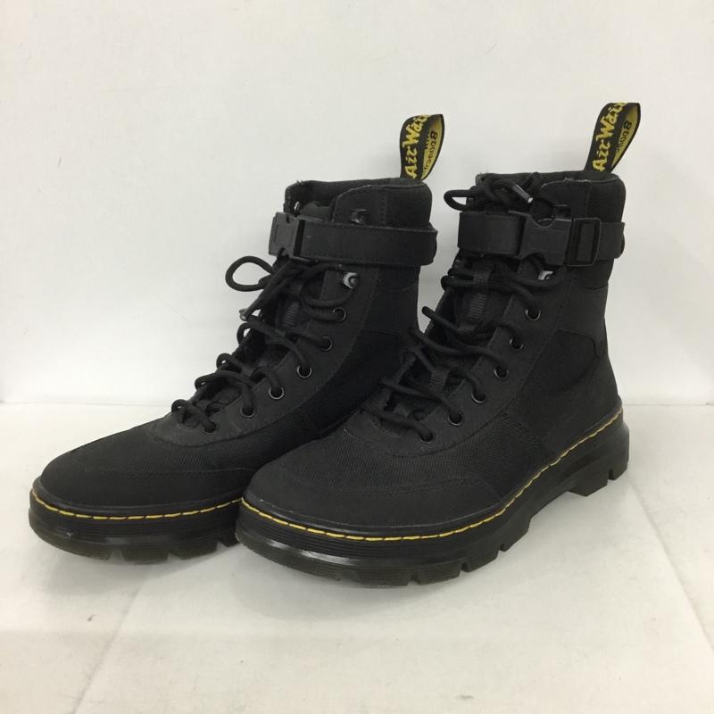 ドクターマーチン Dr.Martens ブーツ 一般 COMBS TECH レースアップブーツ UK8 US：9 無地 黒 / ブラック /  メンズ USED 古着 中古 10131821