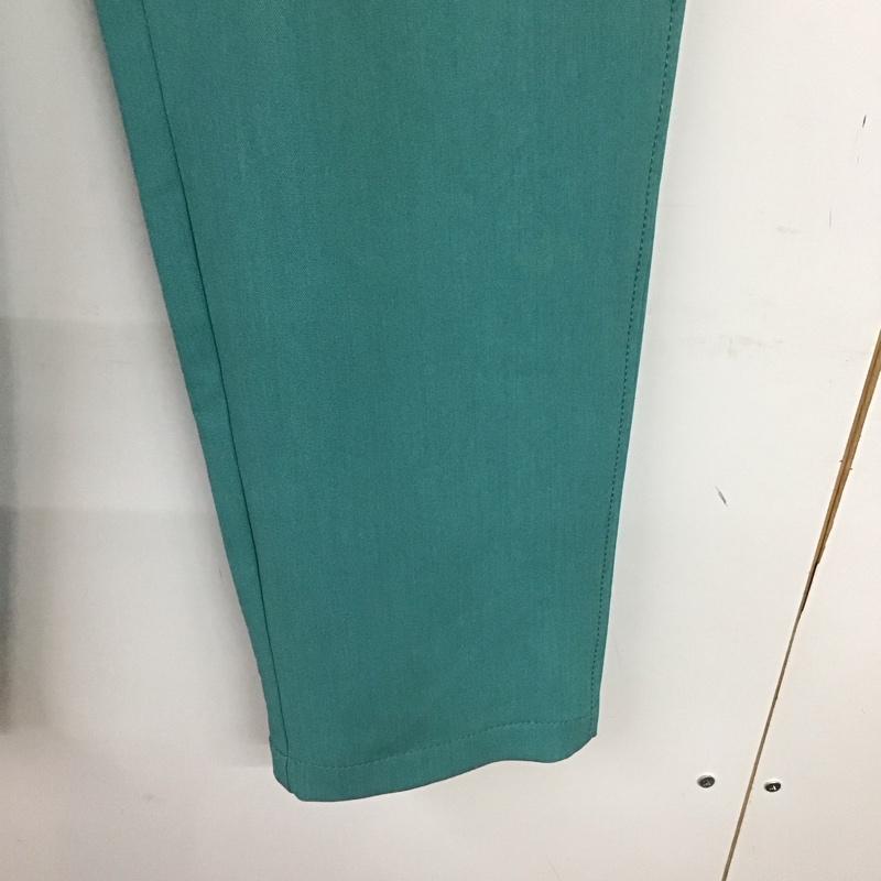 グリーンレーベルリラクシング green label relaxing パンツ ワークパンツ、ペインターパンツ スラックスパンツ ワイドパンツ カジュアルパンツ 40 無地 青 / ブルー /  レディース USED 古着 中古 10132649