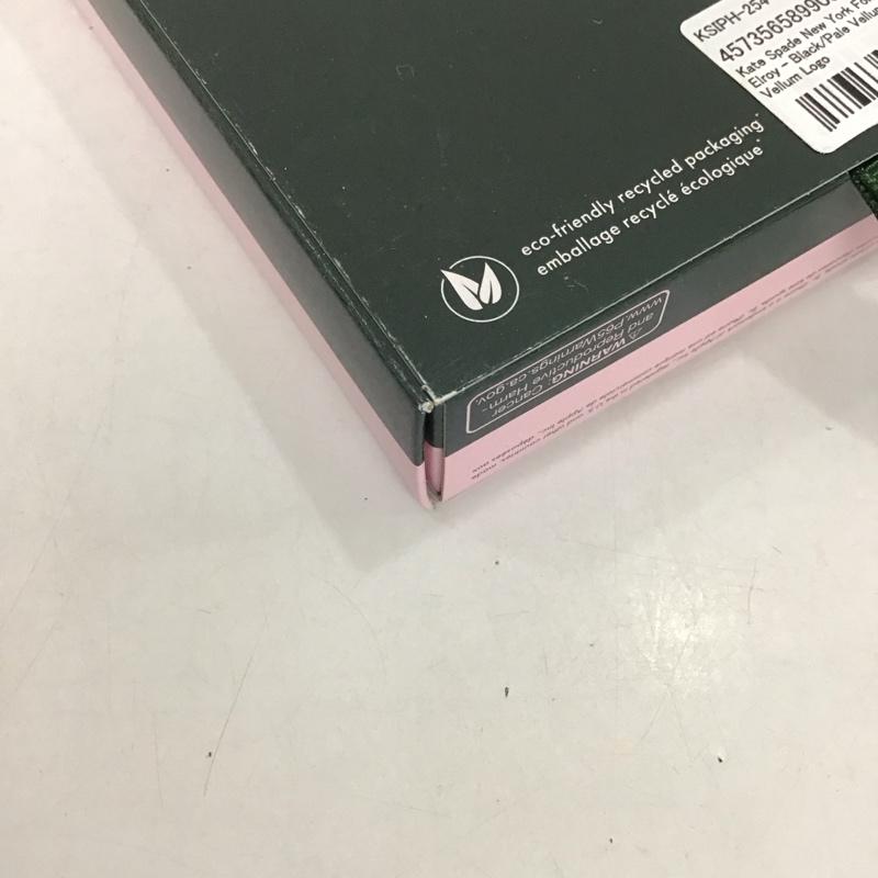 ケイトスペード Kate Spade ファッション小物 ファッション小物 KSIPH-254-BPLVM iPhone14 iPhoneケース 手帳型 Folio Case 無地 黒 / ブラック /  レディース USED 古着 中古 10122776