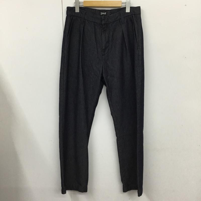 ショット schott パンツ スラックス 3106042 INDIGO BIRDS EYE PANTS S 無地 インディゴ / インディゴ /  メンズ USED 古着 中古 10117634