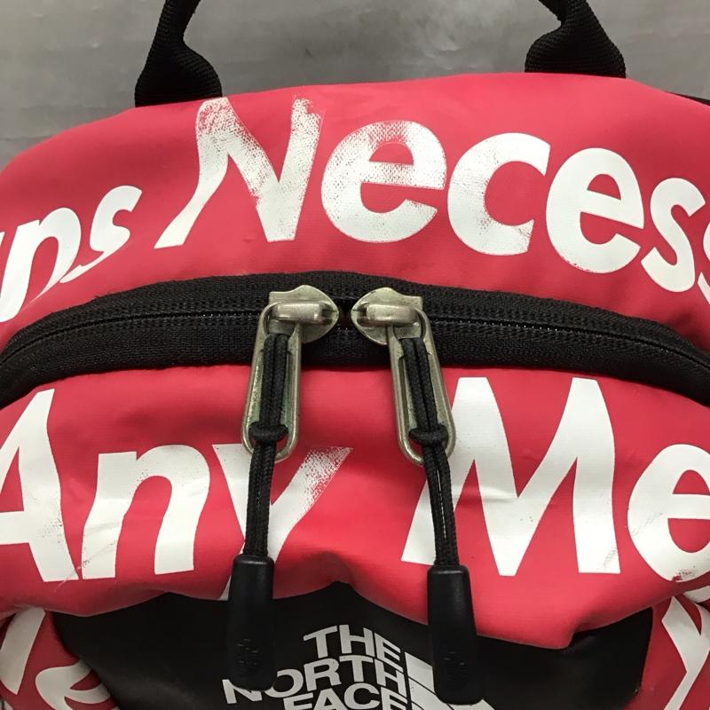 シュプリーム Supreme リュックサック、デイパック リュックサック、デイバッグ NF00CT4B 15AW THE NORTH FACE Base Camp Crimp Backpack ロゴ、文字 黒 / ブラック / X 赤 / レッド / X 白 / ホワイト /  メンズ USED 古着 中古 10120576