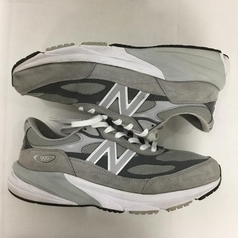 ニューバランス New Balance スニーカー スニーカー M990GL6 Made in USA 28.5cm 箱有 28.5cm ロゴ、文字 灰 / グレー / X 白 / ホワイト /  メンズ USED 古着 中古 10124378