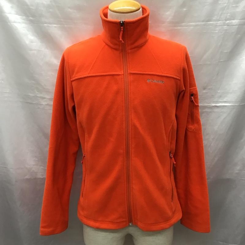 コロンビア Columbia ジャケット、上着 ジャンパー、ブルゾン フリース M 無地 橙 / オレンジ /  メンズ USED 古着 中古 10122034