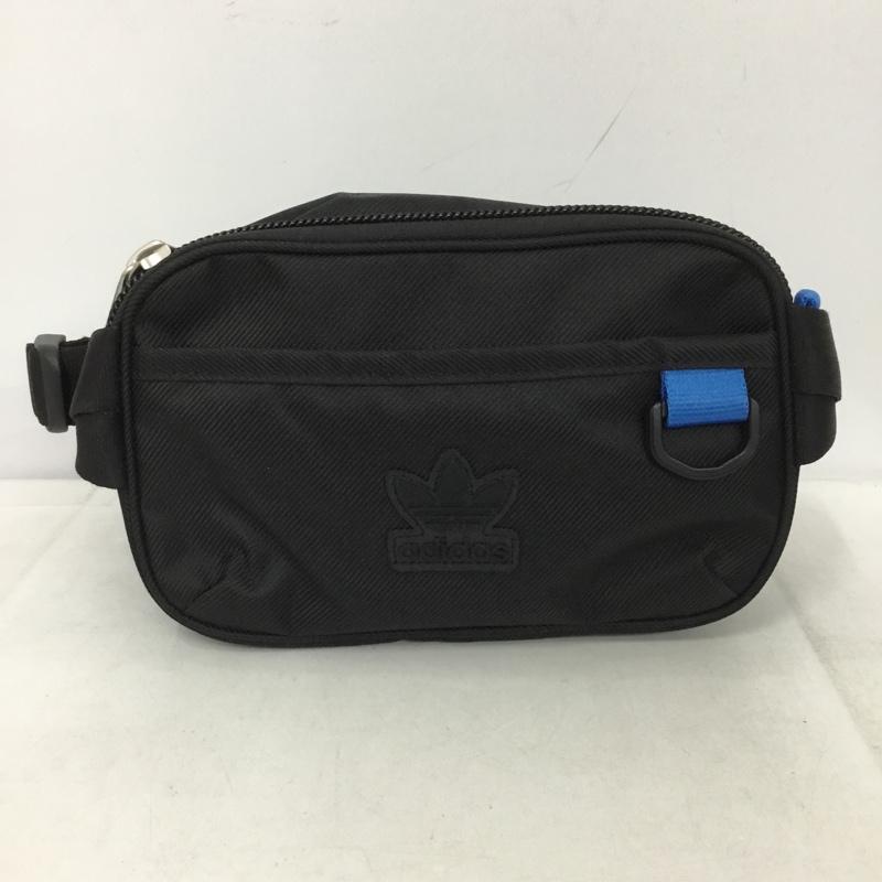 アディダス adidas ウエストバッグ ウエストバッグ ロゴ、文字 黒 / ブラック /  メンズ USED 古着 中古 10148457