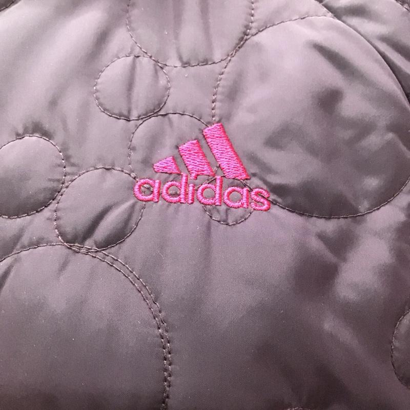 アディダス adidas ジャケット、上着 ジャンパー、ブルゾン S03638 キルティングパーカー ITX50 タグ付き S ロゴ、文字 紫 / パープル /  レディース USED 古着 中古 10113200