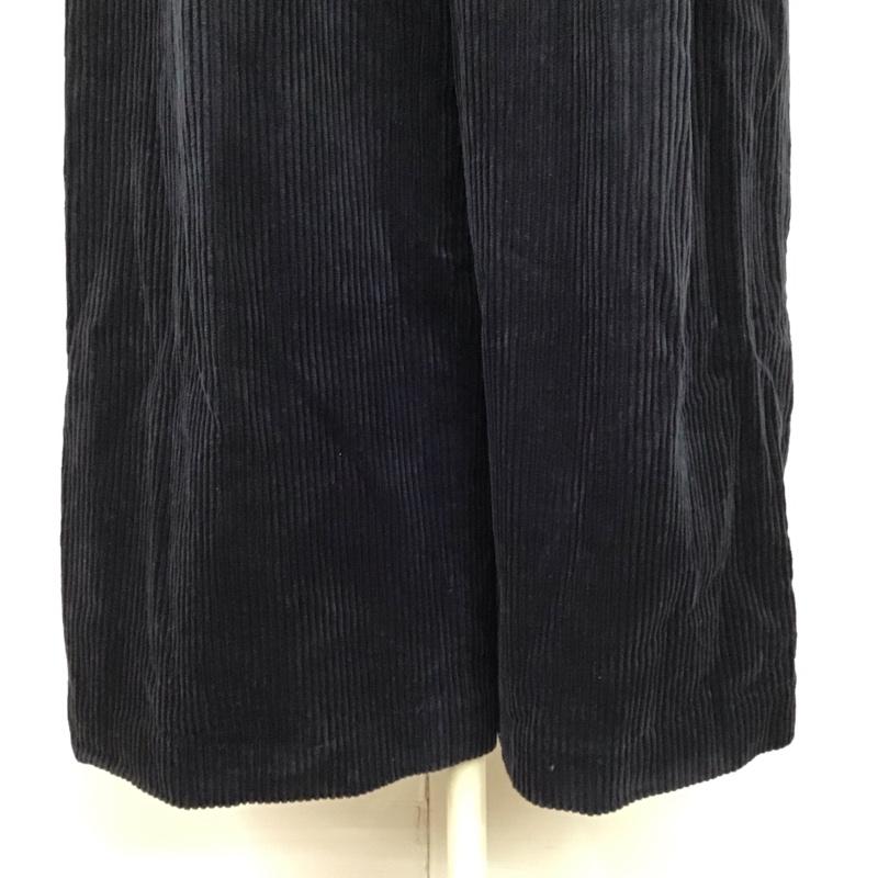 ザラ ZARA パンツ ワークパンツ、ペインターパンツ コーデュロイパンツ ワイドパンツ ストレートパンツ カジュアルパンツ S 無地 紺 / ネイビー /  レディース USED 古着 中古 10122543