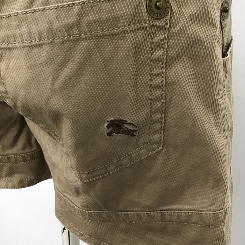 バーバリーブルーレーベル BURBERRY BLUE LABEL パンツ ショートパンツ FQ531-217-50 38 ワンポイント ベージュ / ベージュ /  レディース USED 古着 中古 10115102