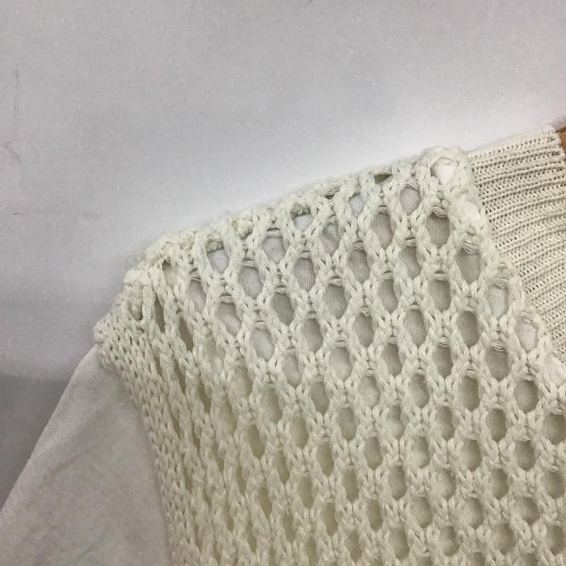 ザラ ZARA カットソー 半袖 S 無地 白 / ホワイト /  レディース USED 古着 中古 10140625