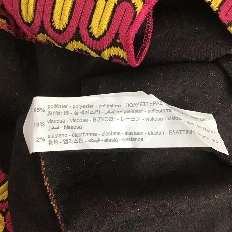 ザラ ZARA ワンピース ひざ丈スカート 1930 012 641 ノースリーブ M 総柄 桃 / ピンク / X 橙 / オレンジ /  レディース USED 古着 中古 10142151