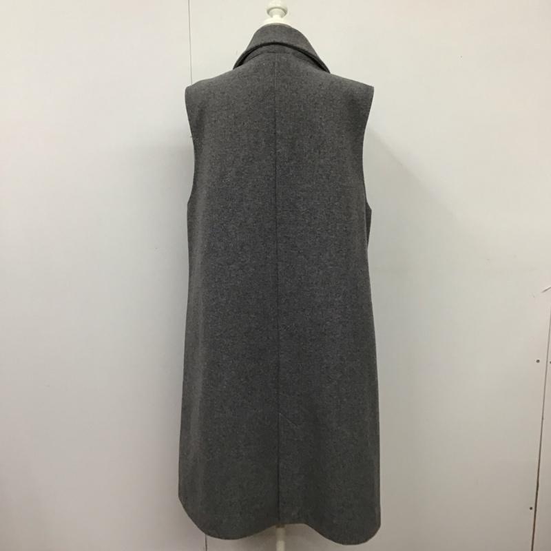 ザラ ZARA ベスト ベスト 3046 286 802 ジレベスト ロング L 無地 灰 / グレー /  レディース USED 古着 中古 10115280