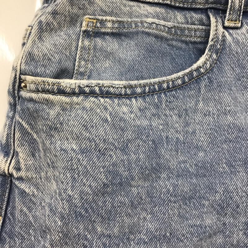 ザラ ZARA パンツ ショートパンツ 7223 028 406 デニム タグ付き 無地 水色 / ライトブルー /  レディース USED 古着 中古 10108320