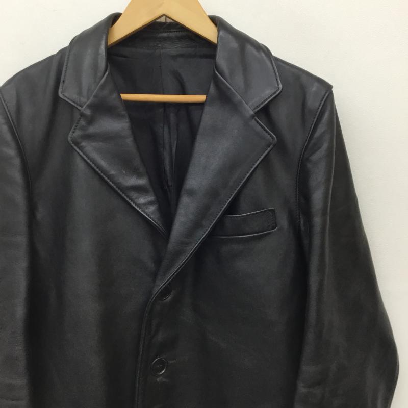 ショット schott ジャケット、上着 レザージャケット 38 無地 黒 / ブラック /  メンズ USED 古着 中古 10139992