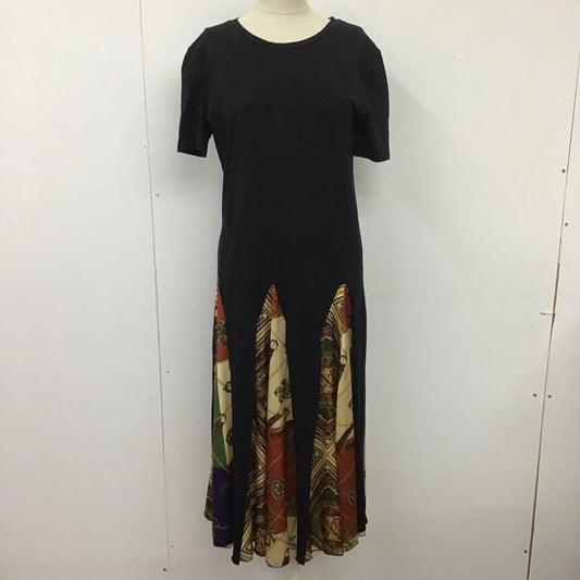 ザラ ZARA ワンピース ロングスカート S 無地 X  黒 / ブラック /  レディース USED 古着 中古 10114143