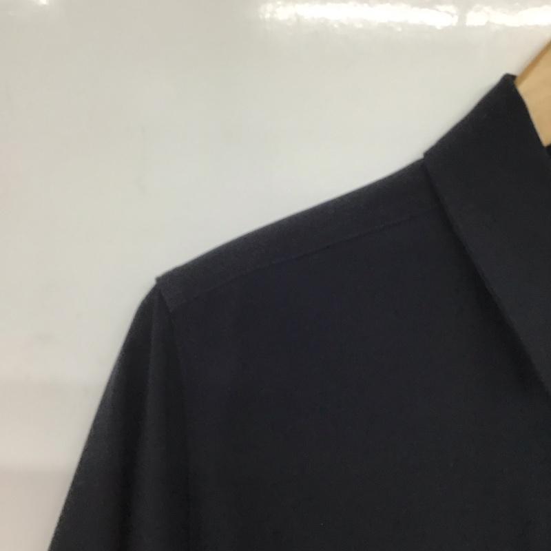 ソージュ SOÉJU ワンピース ロングスカート 長袖ロングワンピース シャツワンピース フロントボタン M 無地 紺 / ネイビー /  レディース USED 古着 中古 10146161