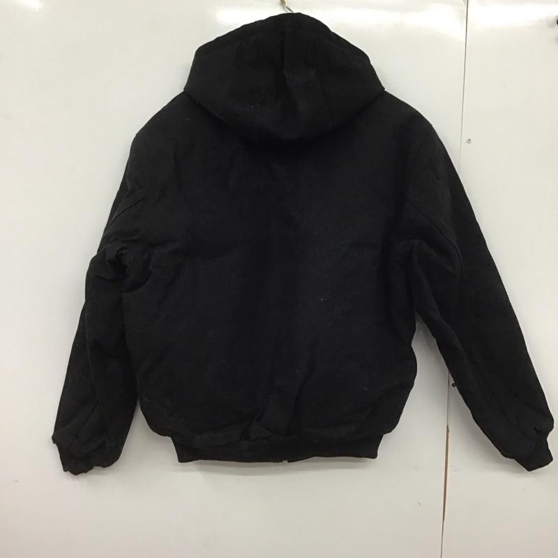 カーハート Carhartt ジャケット、上着 ジャンパー、ブルゾン ジップアップジャケット パーカージャケット アウター M ロゴ、文字 黒 / ブラック /  メンズ USED 古着 中古 10148005