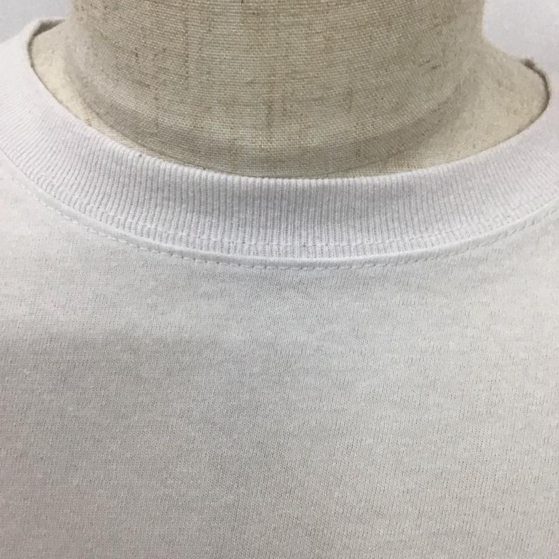 イグザンプル EXAMPLE Tシャツ 半袖 半袖カットソー プリントTシャツ クルーネックカットソー L プリント 白 / ホワイト /  メンズ USED 古着 中古 10117846