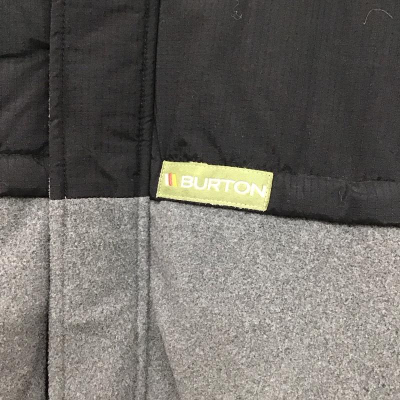 バートン BURTON ジャケット、上着 ジャケット、ブレザー ジップアップジャケット パーカージャケット アウター M ロゴ、文字 黒 / ブラック / X 灰 / グレー /  メンズ USED 古着 中古 10143112