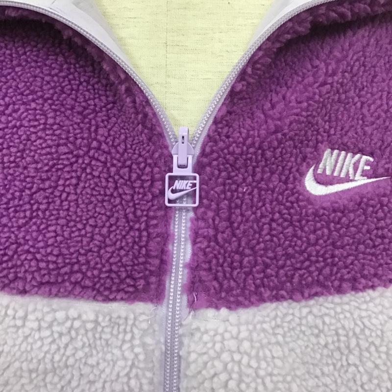 ナイキ NIKE ジャケット、上着 ジャンパー、ブルゾン bq6546-570 ASMNSWVWSWSHFULLZIPJKT ジップアップジャケット フリースジャケット リバーシブル M ロゴ、文字 紫 / パープル /  メンズ USED 古着 中古 10105821