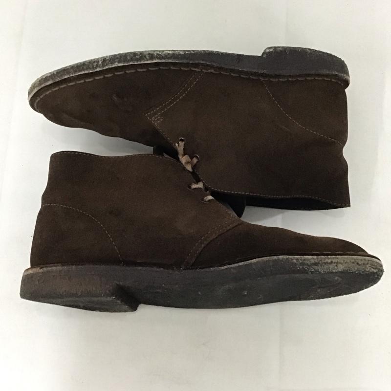 クラークス Clarks ブーツ ショートブーツ 31692 デザートブーツ US9 1/2 US：9.5 無地 茶 / ブラウン /  メンズ USED 古着 中古 10141047