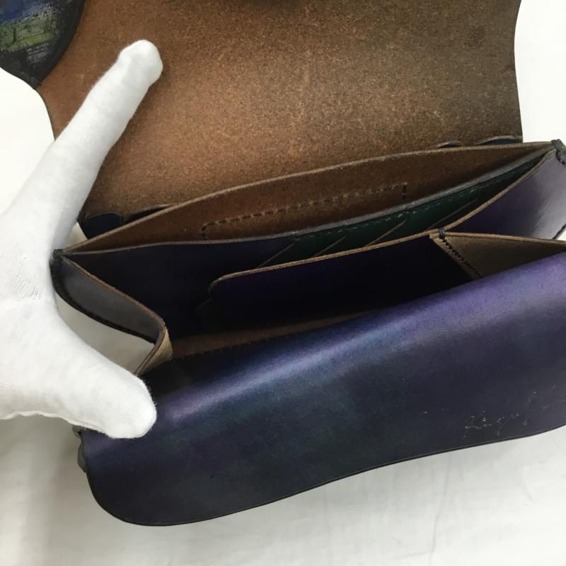 ユーズドクロージング used clothes 財布 長財布 king of leather ロングウォレット01681 The Peafowl Wallet 総柄 青 / ブルー / X マルチカラー / マルチカラー /  メンズ USED 古着 中古 10124447