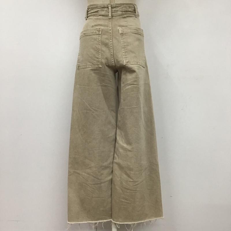 ザラ ZARA パンツ デニム、ジーンズ 34インチ 無地 ベージュ / ベージュ /  レディース USED 古着 中古 10110496