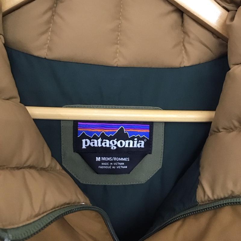 パタゴニア patagonia ジャケット、上着 ジャンパー、ブルゾン 28321fa14 ダウンジャケット アウター M ロゴ、文字 カーキ / カーキ /  メンズ USED 古着 中古 10147532