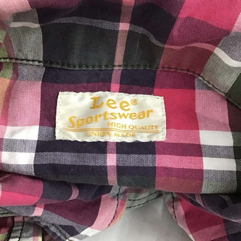 リー Lee シャツ、ブラウス 長袖 ジップアップシャツ チェックシャツ 長袖シャツ カラージャケット L チェック マルチカラー / マルチカラー /  メンズ USED 古着 中古 10107675