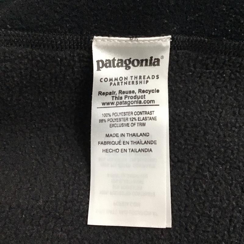 パタゴニア patagonia ジャケット、上着 ジャンパー、ブルゾン 25970fa16 ジップアップジャケット フリースジャケット アウター XS ロゴ、文字 黒 / ブラック /  メンズ USED 古着 中古 10120057