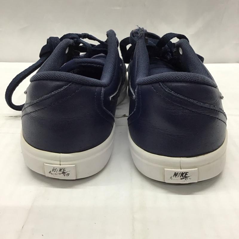ナイキ NIKE スニーカー スニーカー 843900-441 SB CHECK SOLAR PRM 24cm 24.0cm ロゴ、文字 紺 / ネイビー / X 白 / ホワイト /  レディース USED 古着 中古 10118865