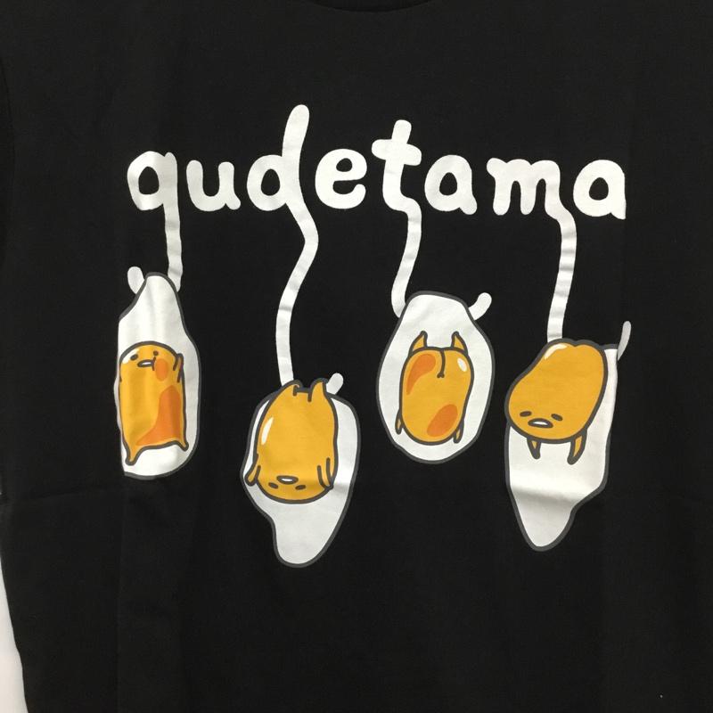 古着 USED Tシャツ 半袖 ぐでたま M プリント X キャラクター 黒 / ブラック /  レディース USED 古着 中古 10146277