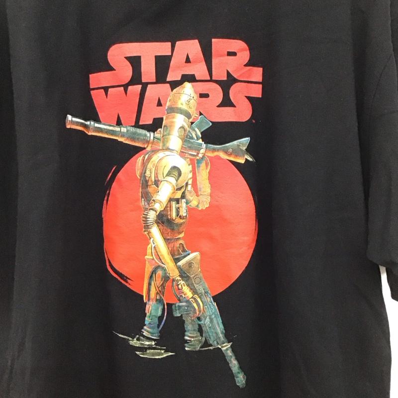 古着 USED Tシャツ 半袖 半袖カットソー プリントTシャツ クルーネックカットソー BANDAI XL プリント 黒 / ブラック /  メンズ USED 古着 中古 10130001