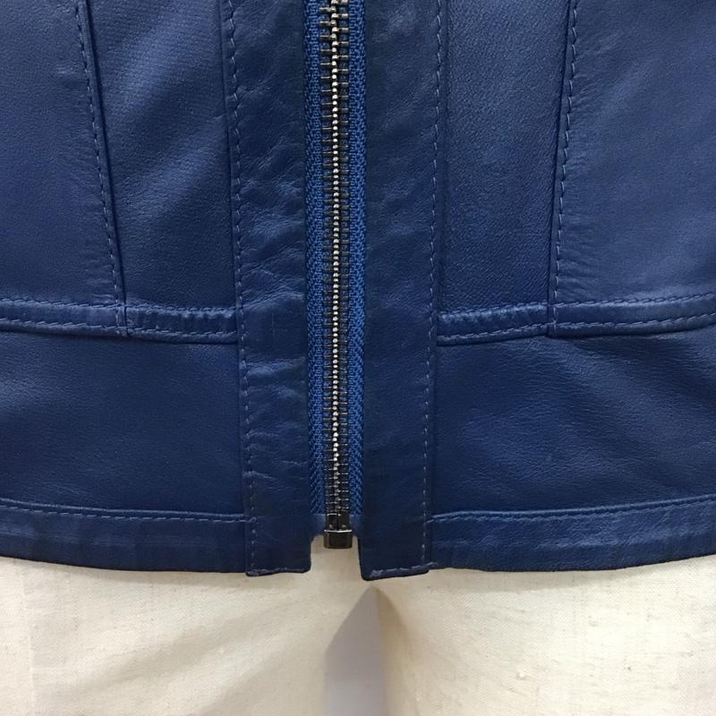 古着 USED ジャケット、上着 ジャケット、ブレザー シングルライダースジャケット ジップアップジャケット アウター リバーシブル XS 無地 青 / ブルー /  メンズ USED 古着 中古 10124590