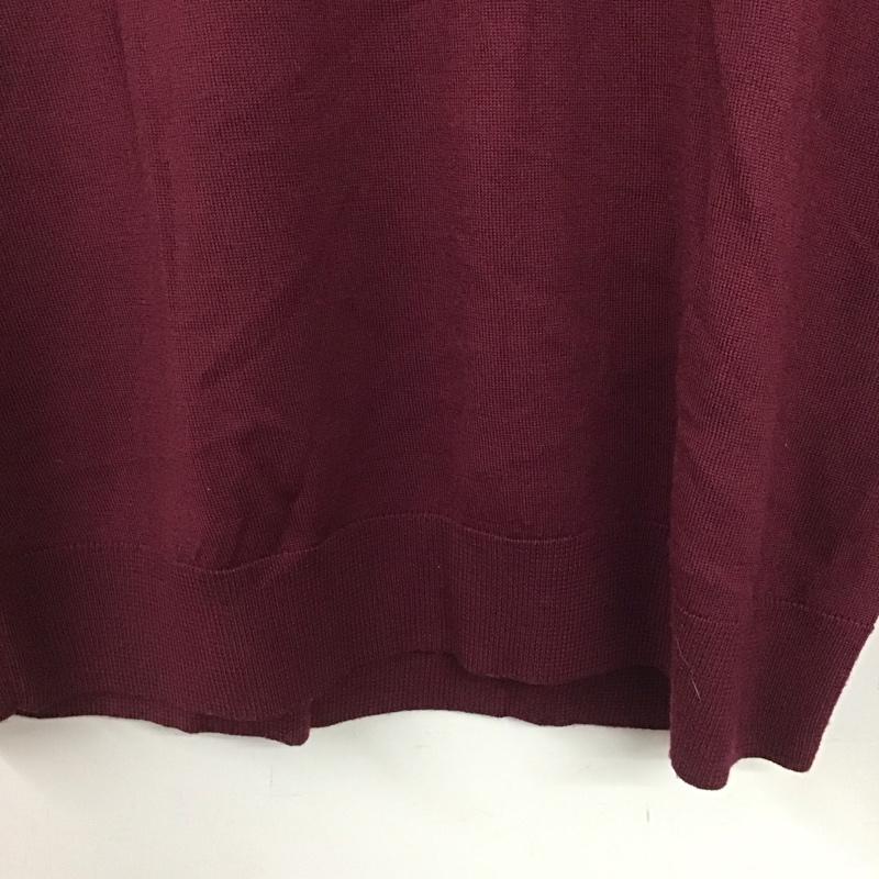 ポールスミス Paul Smith ニット、セーター 長袖 M 無地 えんじ / ワインレッド /  メンズ USED 古着 中古 10145750