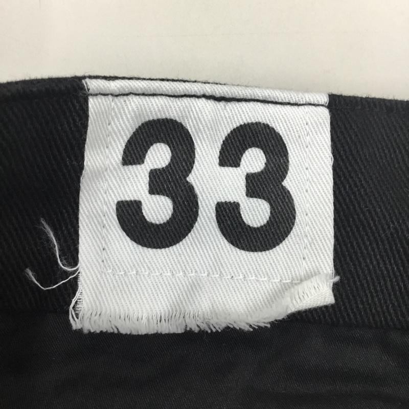 古着 USED パンツ チノパン WAIPER コットン 2タック 33 無地 黒 / ブラック /  メンズ USED 古着 中古 10115512