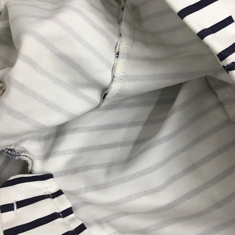 ザラ ZARA パンツ ショートパンツ XS ボーダー柄 白 / ホワイト / X 紺 / ネイビー /  レディース USED 古着 中古 10123194