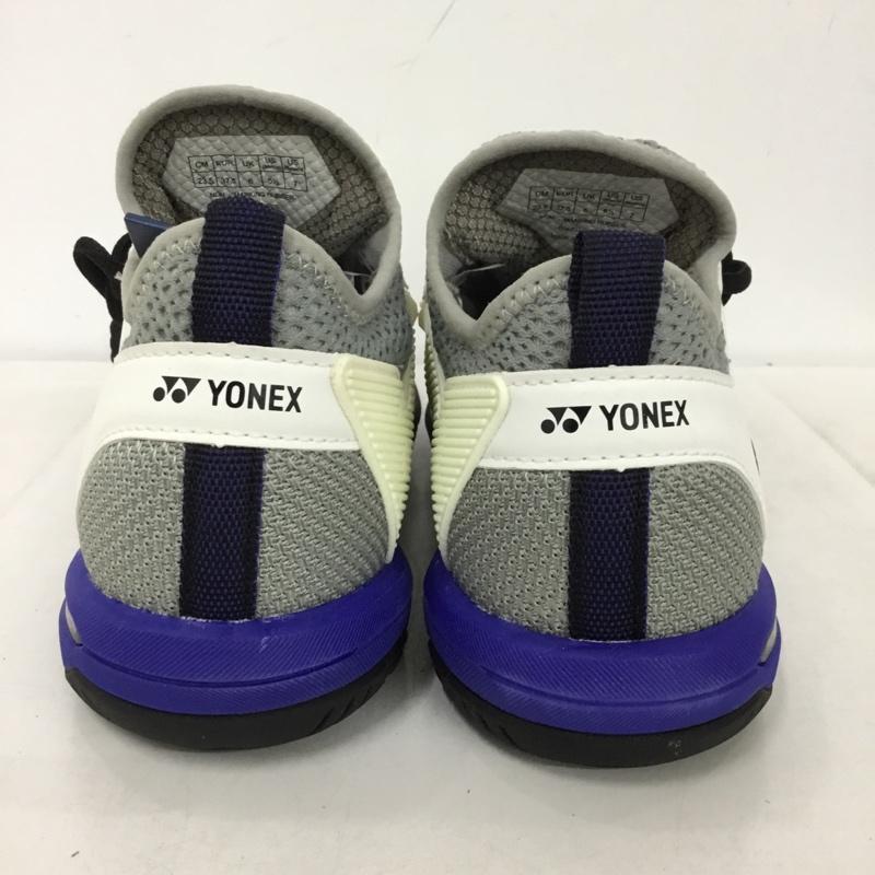 ヨネックス YONEX スニーカー スニーカー SHTF3MGC パワークッションフュージョンレブ3メンGC テニスシューズ 箱有 23.5cm 23.5cm ロゴ、文字 白 / ホワイト / X 青 / ブルー / X 灰 / グレー /  レディース USED 古着 中古 10147962