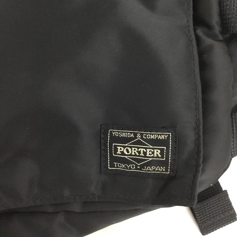 ポーター PORTER ウエストバッグ ウエストバッグ タンカー TANKER ボディバッグ ロゴ、文字 黒 / ブラック /  メンズ USED 古着 中古 10124396