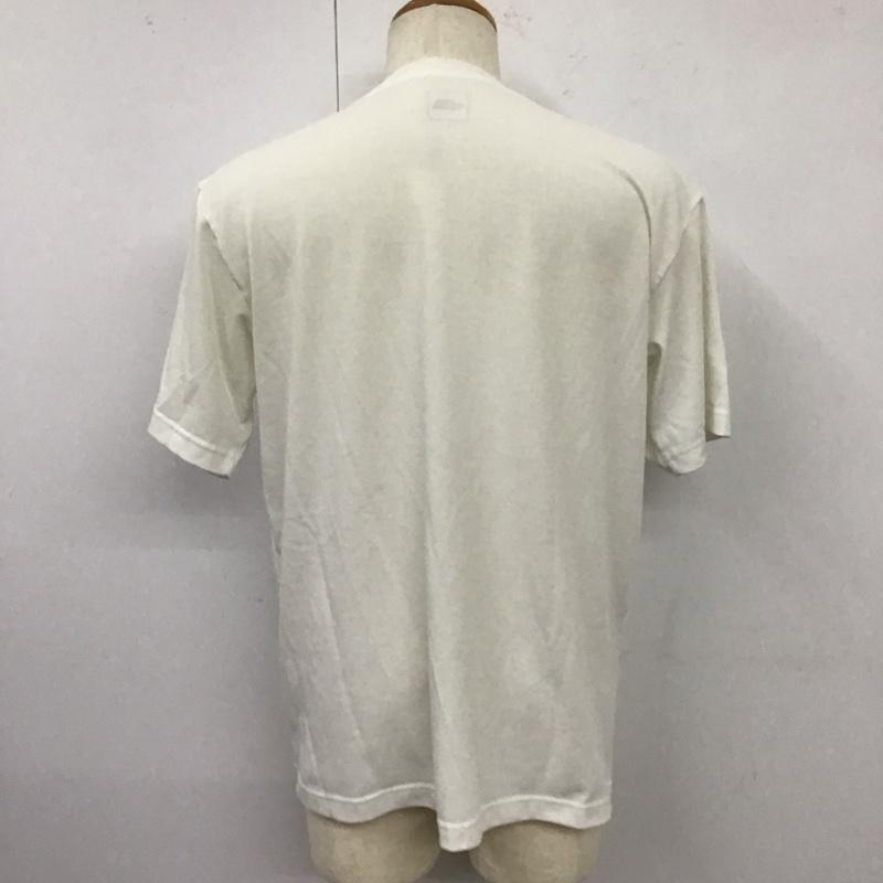 ザノースフェイス THE NORTH FACE Tシャツ 半袖 NT32445 ショートスリーブスモールボックスロゴティー 半袖カットソー L ロゴ、文字 白 / ホワイト /  メンズ USED 古着 中古 10120321