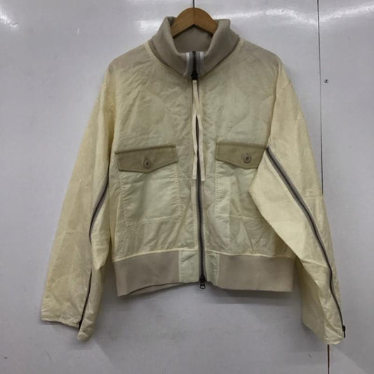 エシンタ etsinta ジャケット、上着 ジャンパー、ブルゾン ONE SIZE 無地 オフホワイト / オフホワイト /  レディース USED 古着 中古 10149789