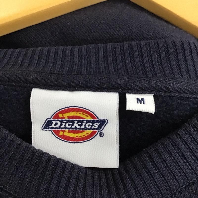 ディッキーズ Dickies トレーナー 長袖 長袖トレーナー スウェット クルーネック プルオーバー M ロゴ、文字 紺 / ネイビー /  メンズ USED 古着 中古 10130144