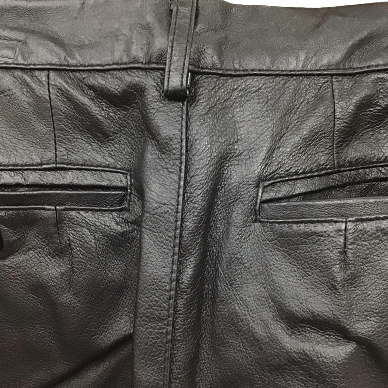 古着 USED パンツ ワークパンツ、ペインターパンツ レザーパンツ カジュアルパンツ ストレートパンツ M 無地 黒 / ブラック /  メンズ USED 古着 中古 10119012