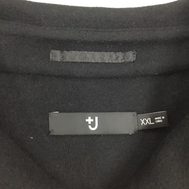 ユニクロ UNIQLO ジャケット、上着 ジャケット、ブレザー 311-446359 オーバーサイズシャツジャケット カジュアルジャケット XXL 無地 黒 / ブラック /  メンズ USED 古着 中古 10115204
