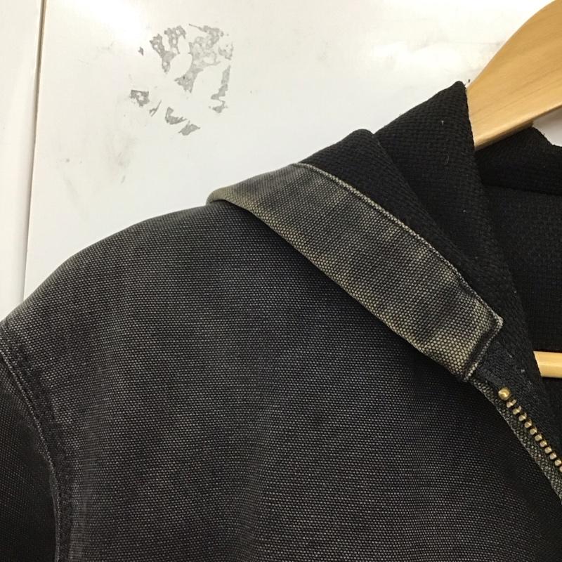カーハート Carhartt ジャケット、上着 ジャケット、ブレザー ジップアップジャケット アウター 古着 80s アクティブJKT ロゴ、文字 黒 / ブラック /  メンズ USED 古着 中古 10129044