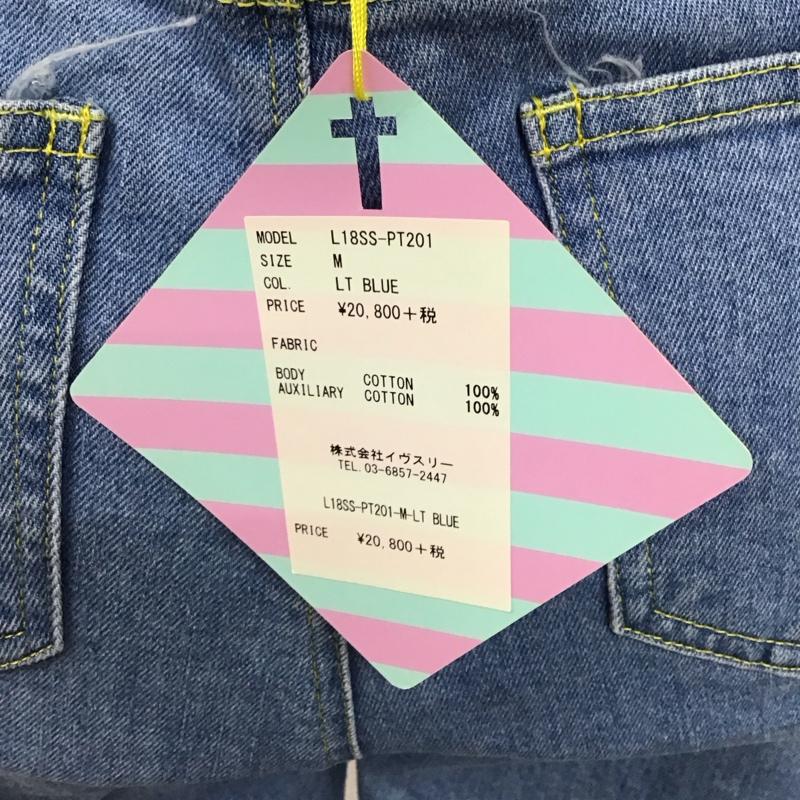 リルリリー lilLilly パンツ デニム、ジーンズ L18SS-PT201 ストレッチ M ダメージ加工 青 / ブルー /  レディース USED 古着 中古 10117364