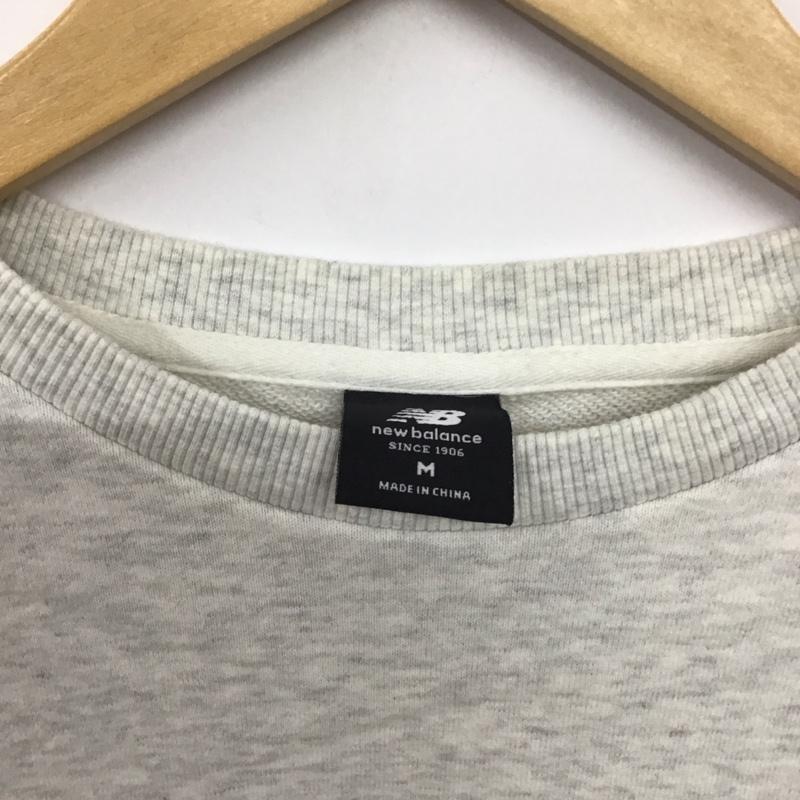 ニューバランス New Balance トレーナー 長袖 M 無地 灰 / グレー /  レディース USED 古着 中古 10141779