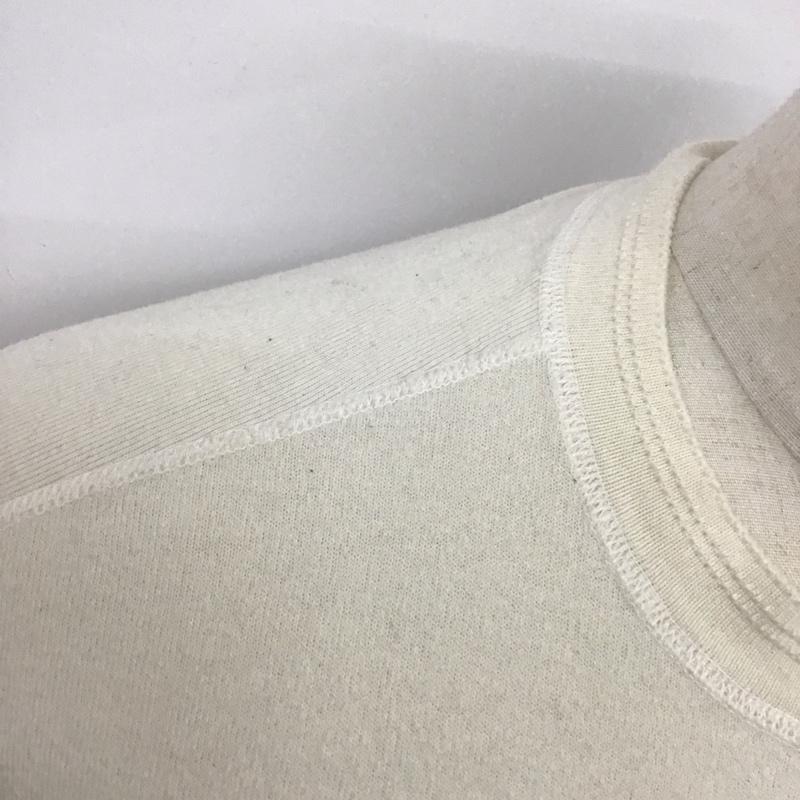 ハリウッドランチマーケット HOLLYWOOD RANCH MARKET カットソー 長袖 長袖カットソー クルーネックカットソー ロングスリーブカットソー プリントTシャツ プリント 白 / ホワイト /  メンズ USED 古着 中古 10124360