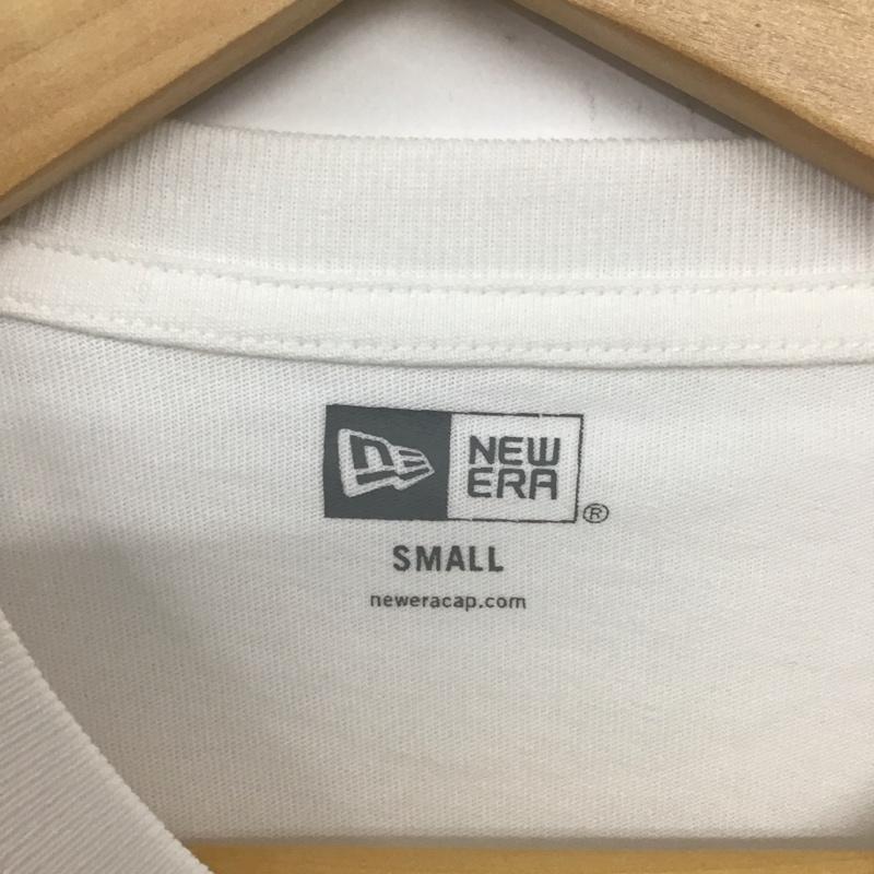 ニューエラ NEW ERA Tシャツ 半袖 半袖カットソー プリントTシャツ クルーネックカットソー S ロゴ、文字 白 / ホワイト /  メンズ USED 古着 中古 10133110