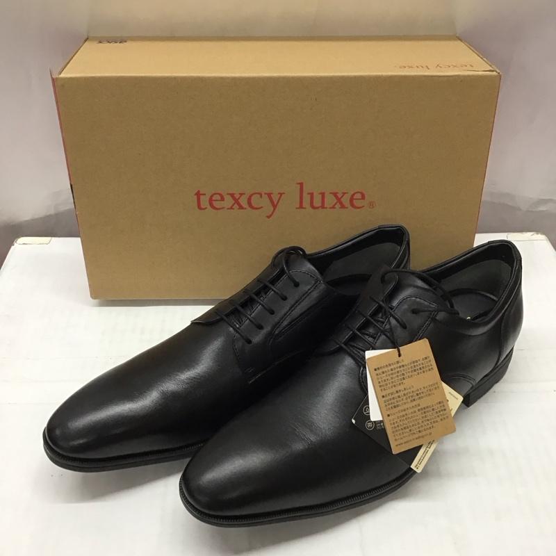 アシックス ASICS 革靴 革靴 TU-8001 texcy luxe GORE-TEX プレーントゥ 箱有 25.5cm 25.5cm 無地 黒 / ブラック /  メンズ USED 古着 中古 10111719